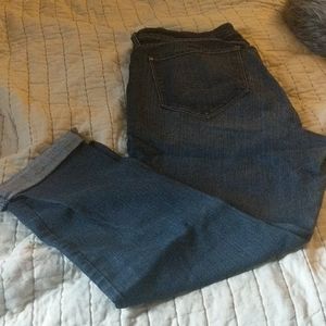 NYDJ Boyfriend cuffed hemmed jeans